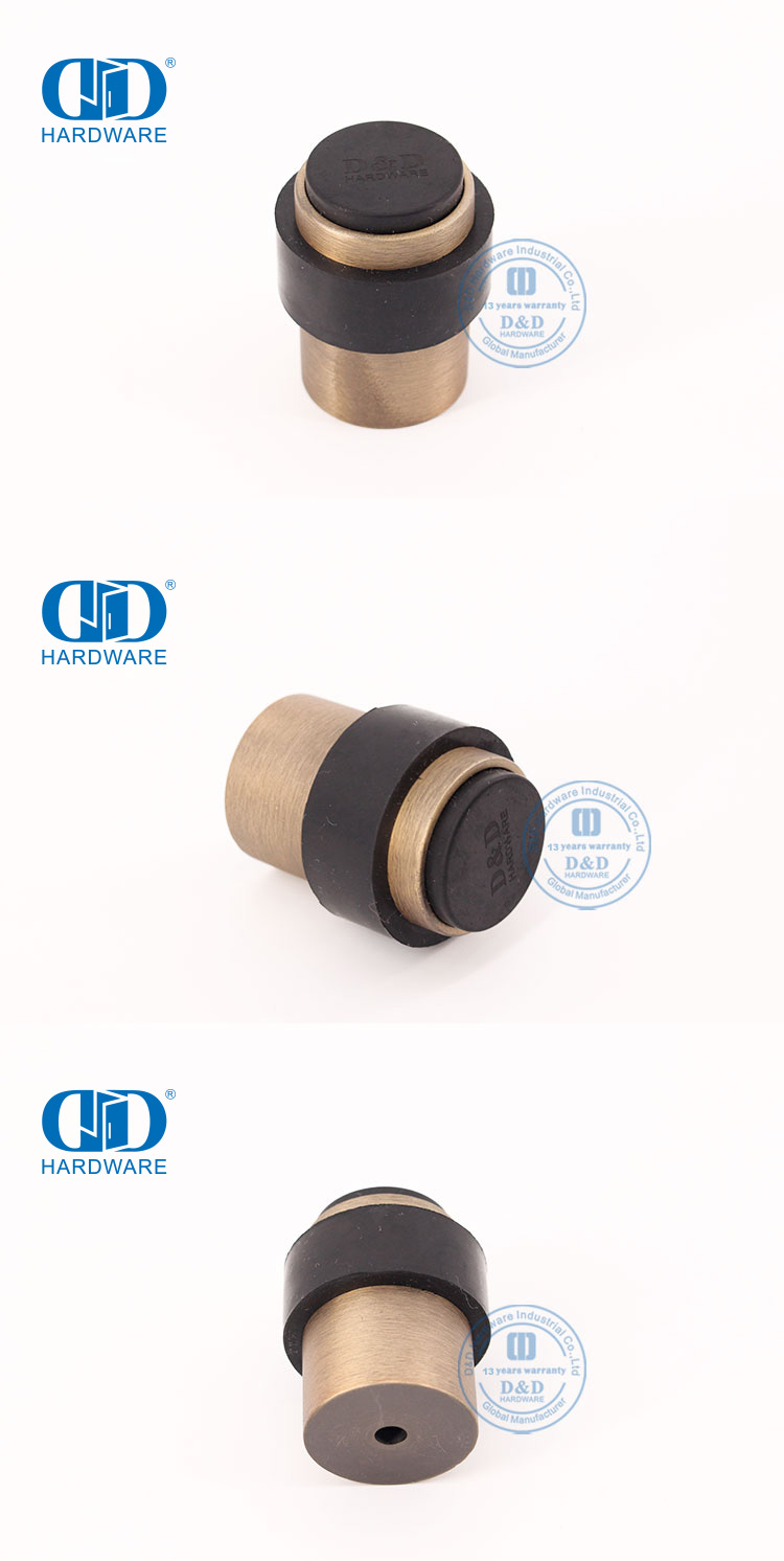 Yellow Antique Brass Door Stopper Желтый антикварный латунный дверной стопор