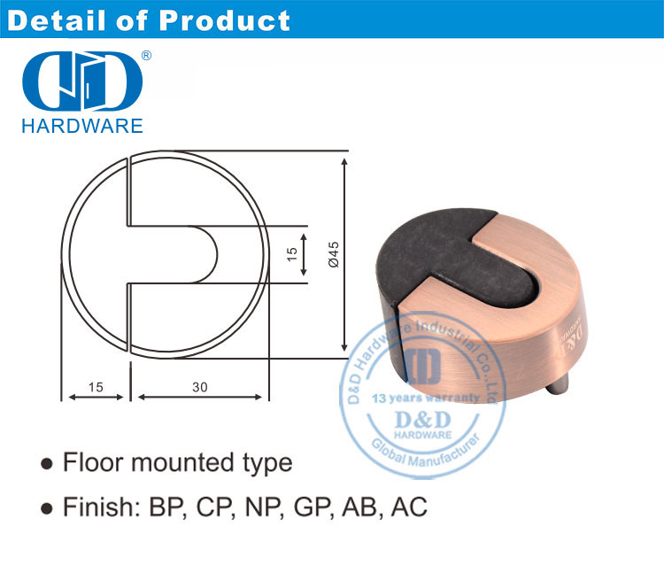 Round Door Stopper Круглый дверной стопор