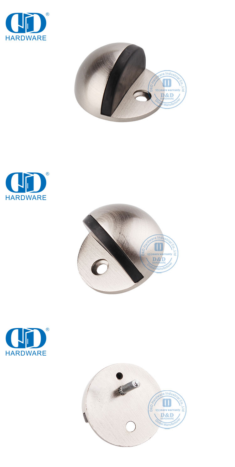 Satin Nickel Door Stopper Атласный никелевый дверной стопор