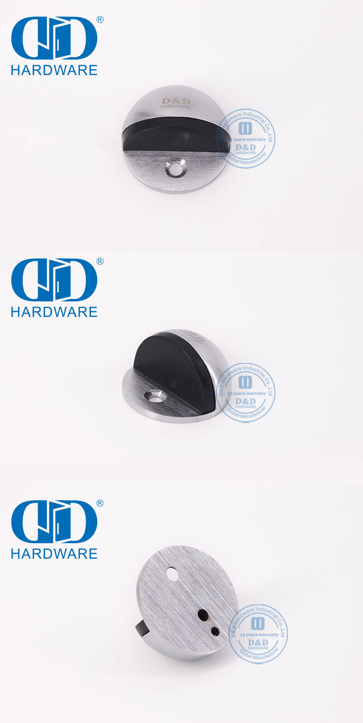 Satin Chrome Door Stopper Атласный хромированный дверной стопор