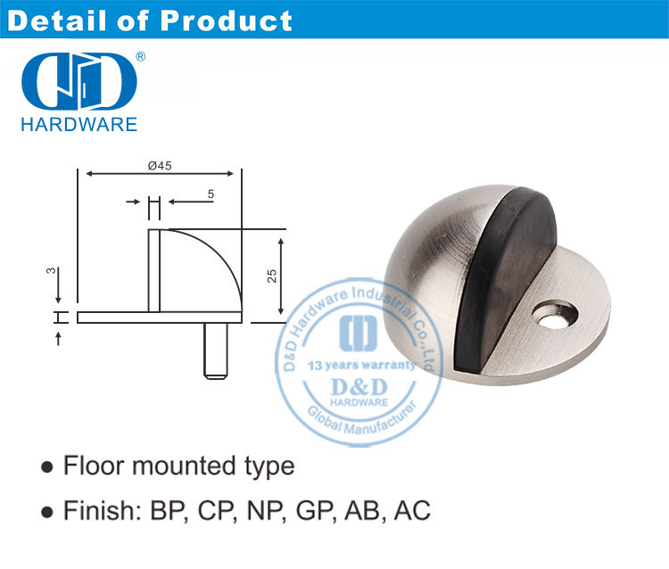 Split Type Door Stopper Дверной стопор разделенного типа