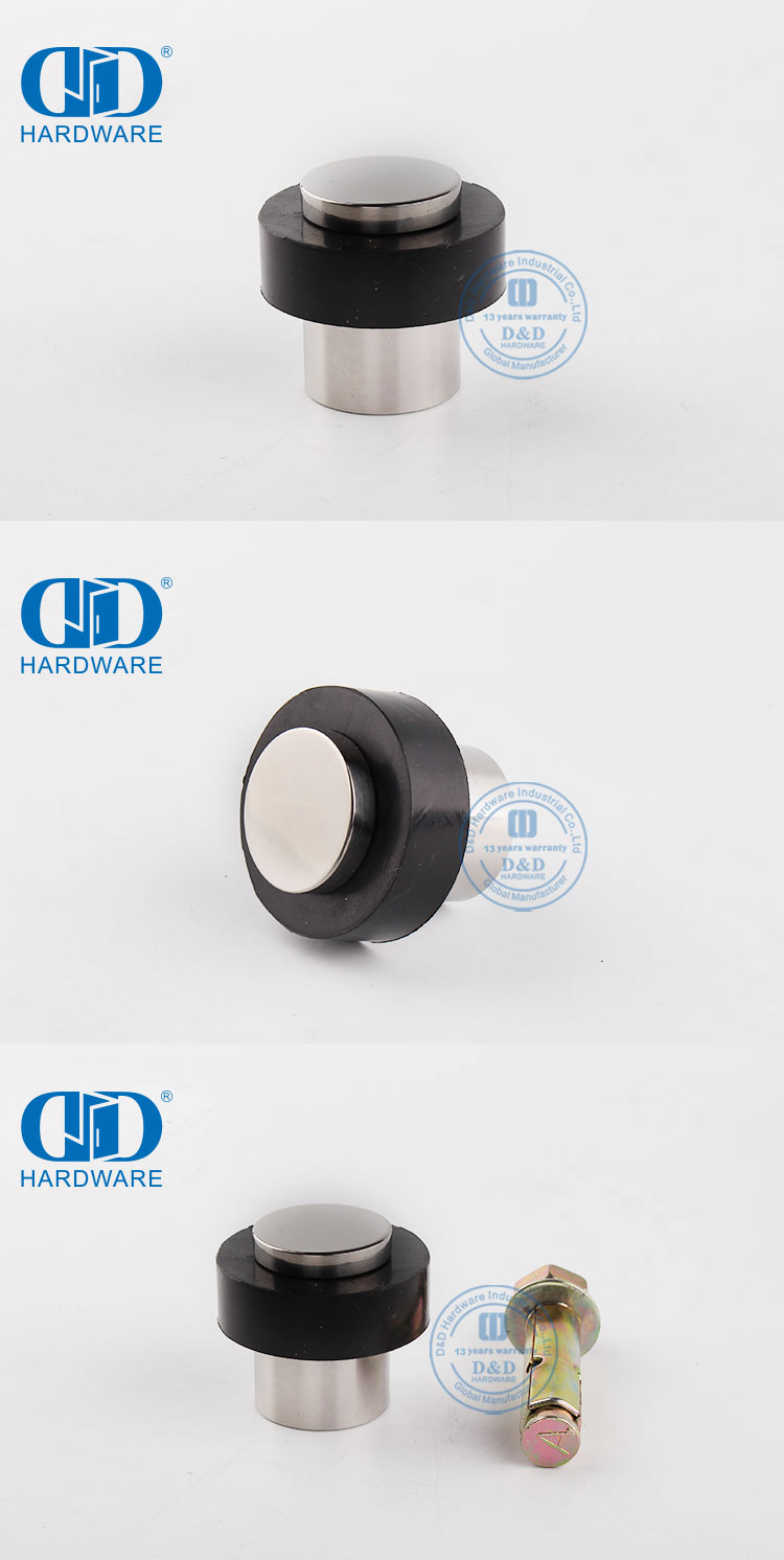 Polished Stainless Steel Door Stopper Дверной стопор из полированной нержавеющей стали