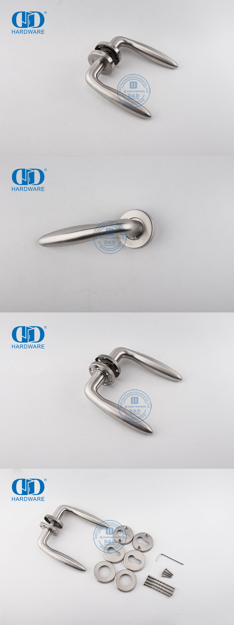 Aluminum Door Lever Handle Алюминиевая дверная ручка