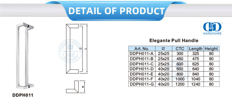 Stainless Steel Bar Handle Ручка из нержавеющей стали