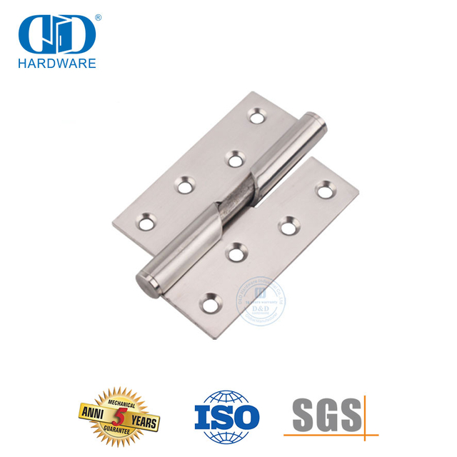 Высококачественная металлическая дверная фурнитура с двумя поворотными кулаками из нержавеющей стали, поднимающаяся петля-DDSS016