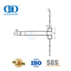 Устройство паники половинной длины с вертикальным стержнем для коммерческих дверей-DDPD002-SSS