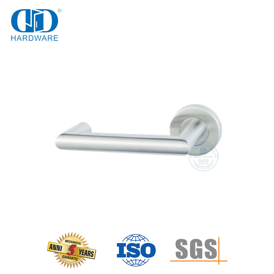 Набор врезных замков, аксессуары для оборудования, двойная прямоугольная ручка-рычаг-DDTH027-SSS