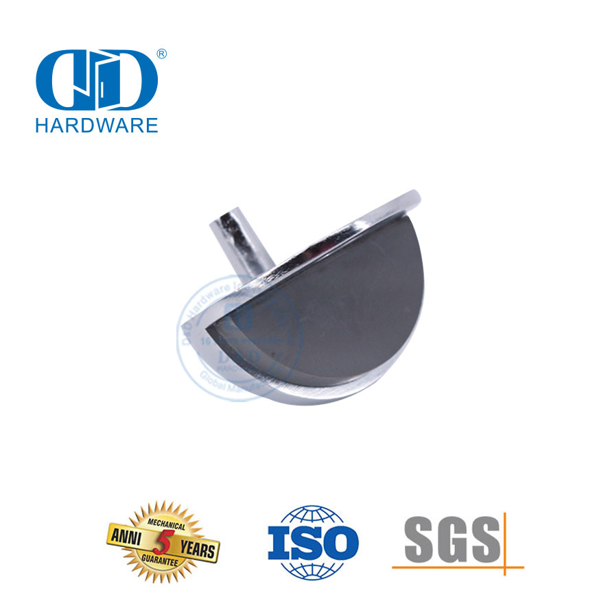 Дверная фурнитура из сатинированного хрома, фурнитура, держатель дверной защелки для коммерческого здания-DDDS005-SC