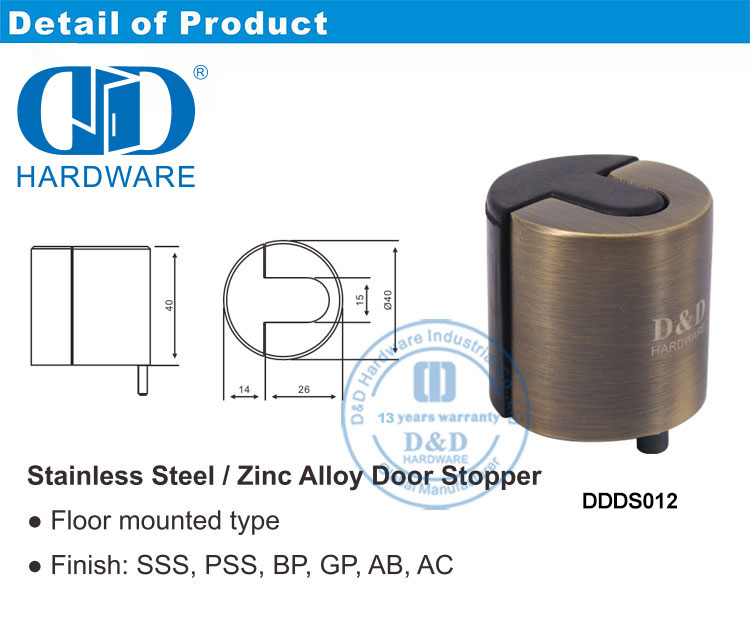 Напольные дверные стопоры