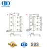 Для металлической дверной фурнитуры, высококачественная петля заподлицо из нержавеющей стали-DDSS028-B