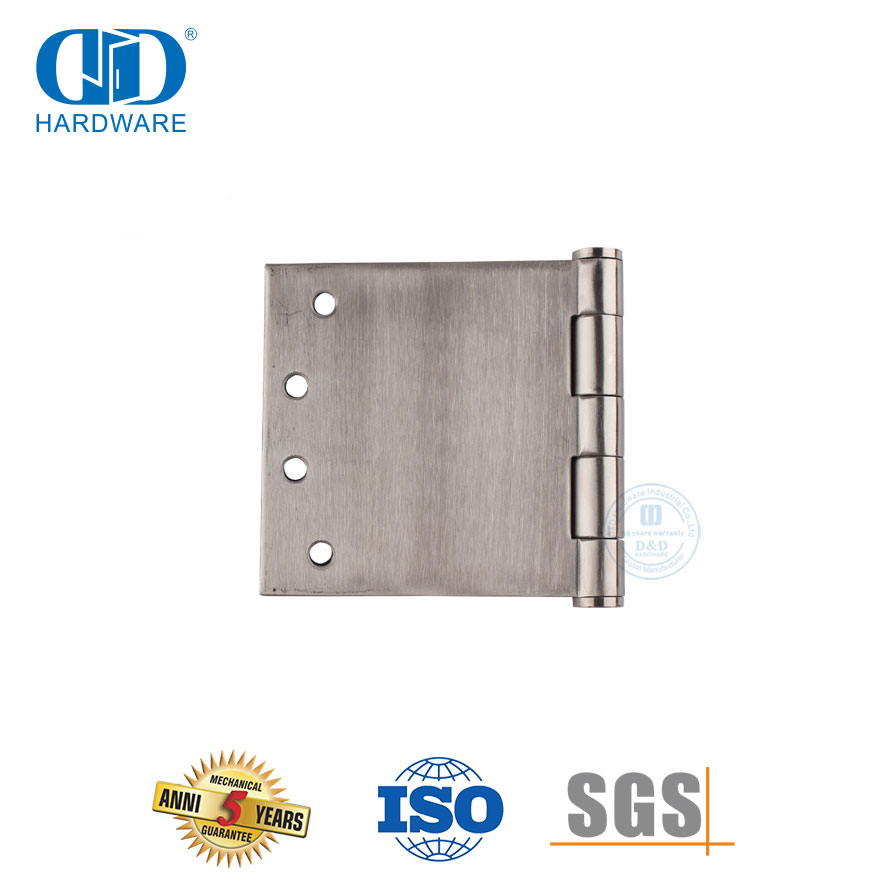 Фурнитура для наружных дверей из нержавеющей стали Большая широкая дверная петля-DDSS049-100x200x3,4 мм