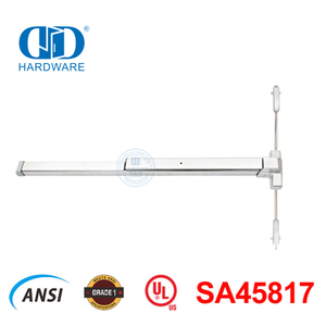 Дверная скобяная фурнитура, вертикальный стержень для выхода из паники с UL305-DDPD027-SSS