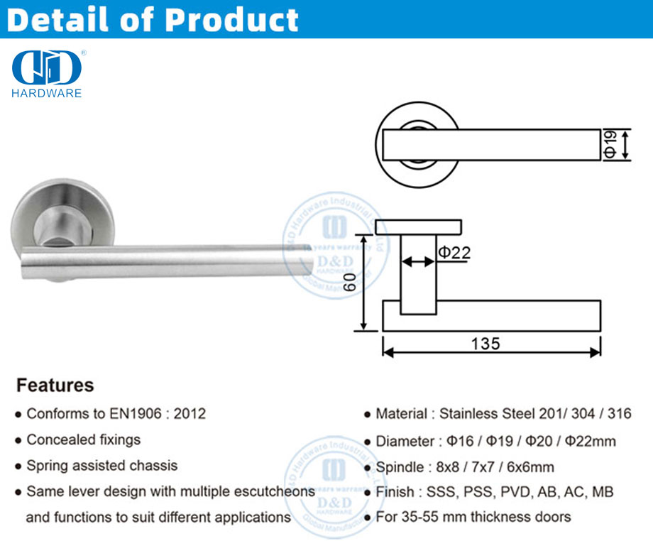 Набор ручек для спальни