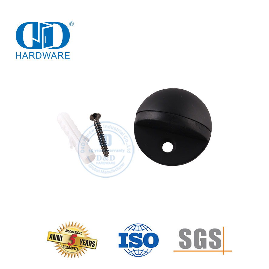 Напольный дверной стопор полусферической куполообразной формы из цинкового сплава-DDDS004-MB