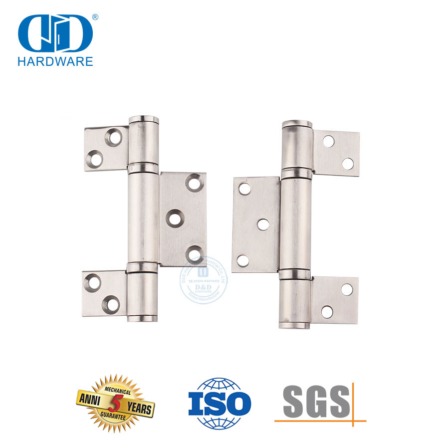 Дверная фурнитура из нержавеющей стали, трехстворчатая петля для складной двери-DDSS042