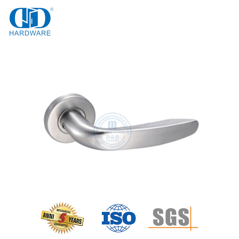 SUS 304 L-образная ручка для полой двери с круглым углом-DDTH038-SSS