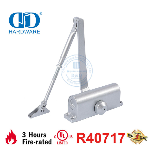 Высокое качество 25-45 кг 850 мм легкий режим CE UL 10C внесен в список противопожарных дверных доводчиков для коммерческого жилого использования-DDDC037