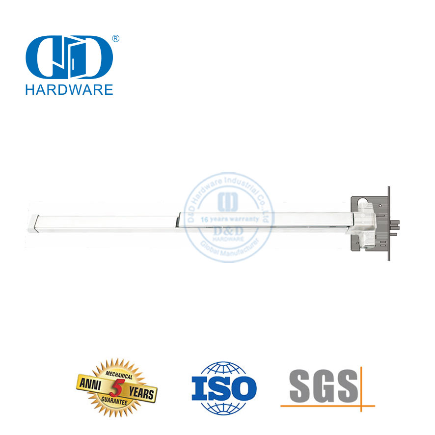 Устройство аварийного выхода SUS 304 с врезным замком американского стандарта-DDPD039-SSS