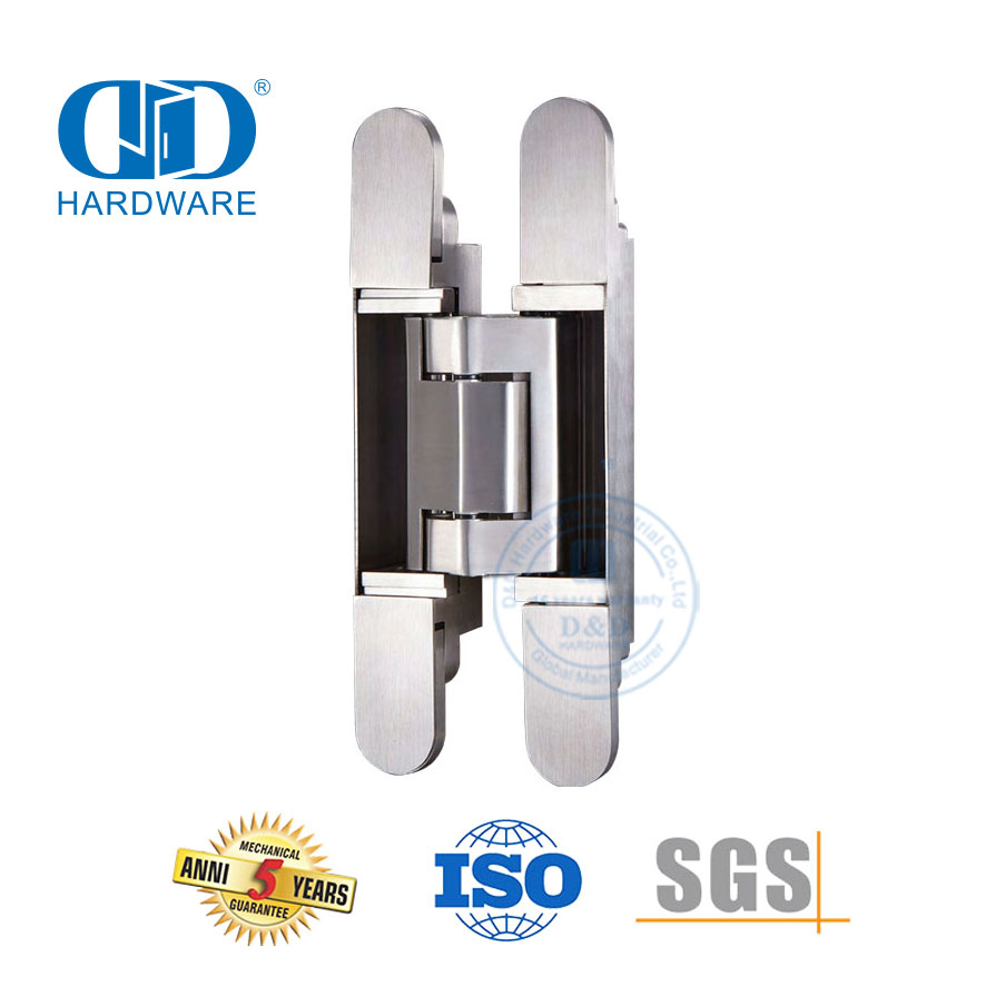 SUS304 Скрытая петля для внешней двери с вертикальной регулировкой