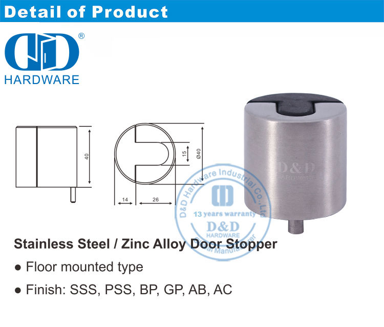 Дверной стопор в современном стиле