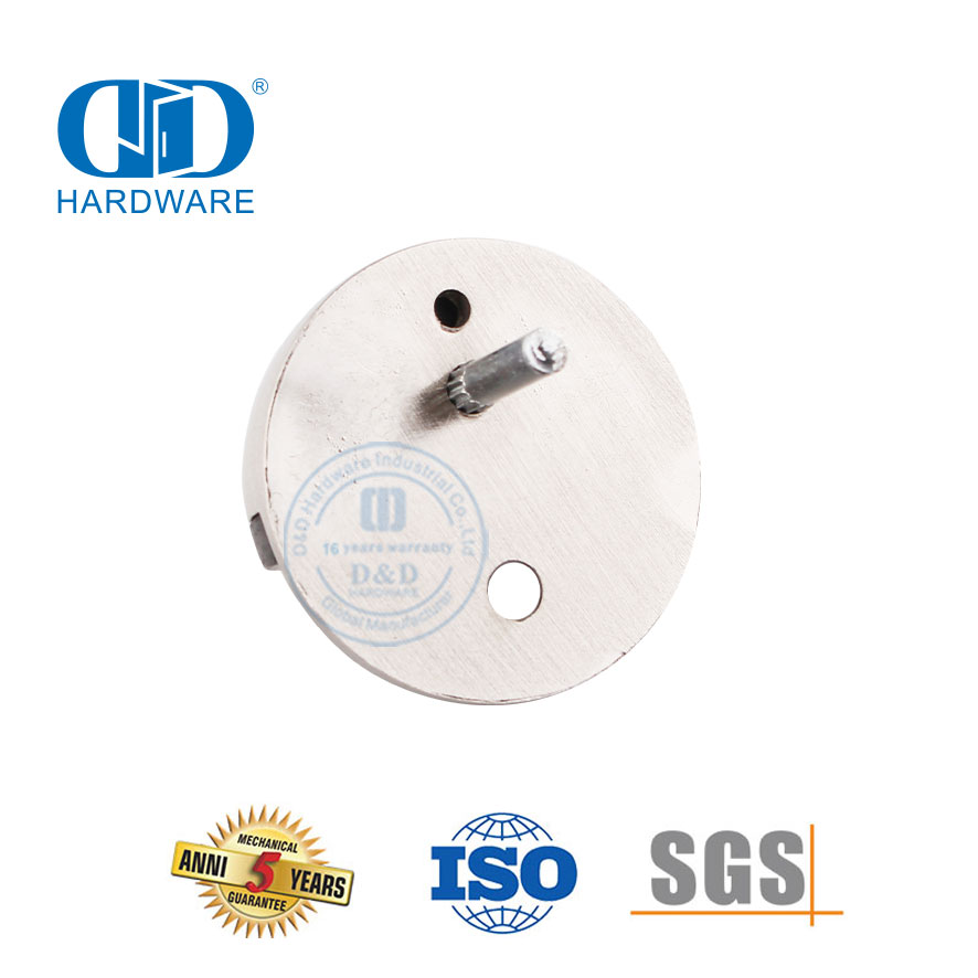 Атласный никель-цинковый сплав Напольный разъёмный дверной стопор-DDDS004-SN