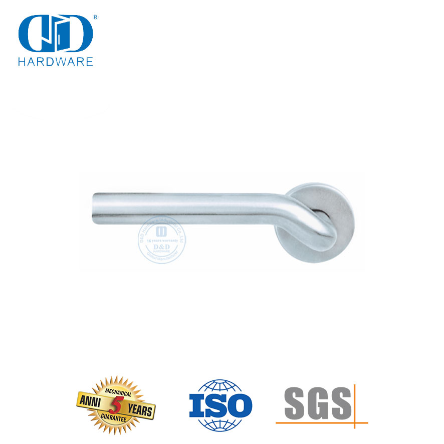 Дверная ручка с передним рычагом современного простого дизайна SUS 304 -DDTH015-SSS