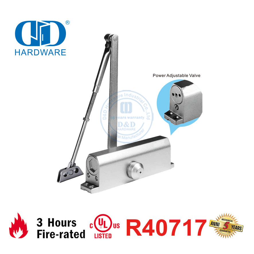 задняя проверка дверного доводчика 