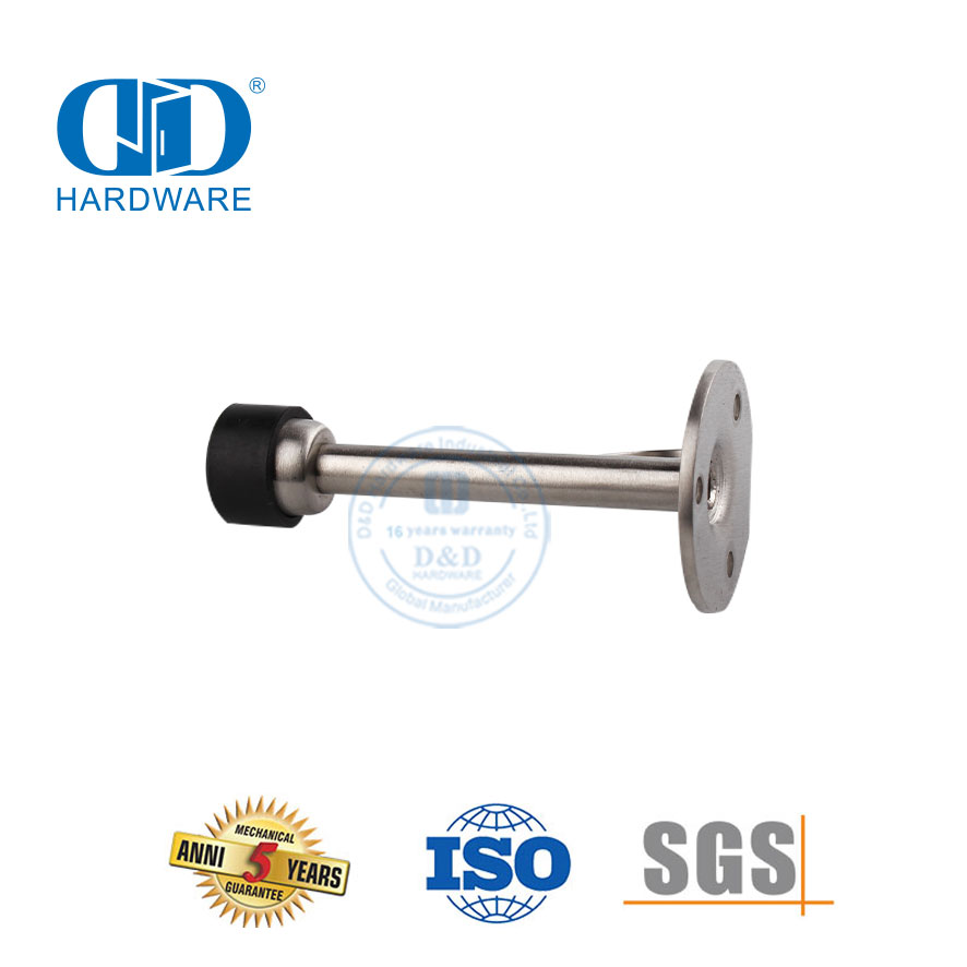 Промышленный коммерческий черный резиновый дверной стопорный крючок для одежды для туалета-DDDS017-SSS