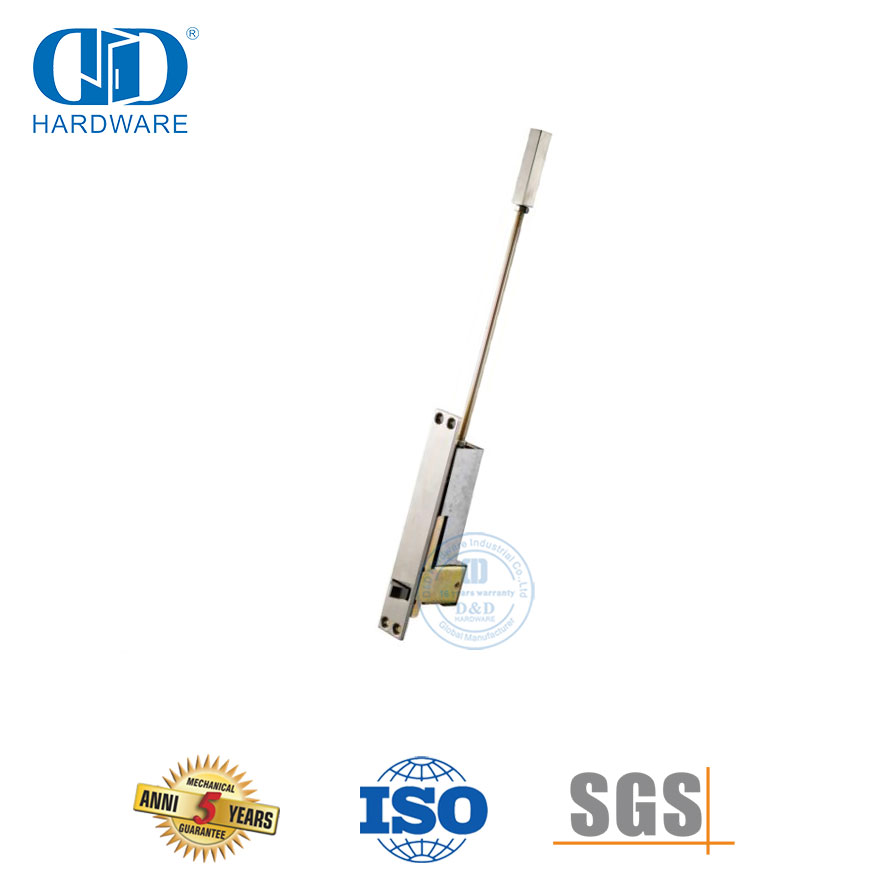 Металлическая дверная фурнитура с вертикальной регулировкой, стандартный стержень, полностью автоматический болт-DDDB032-SSS