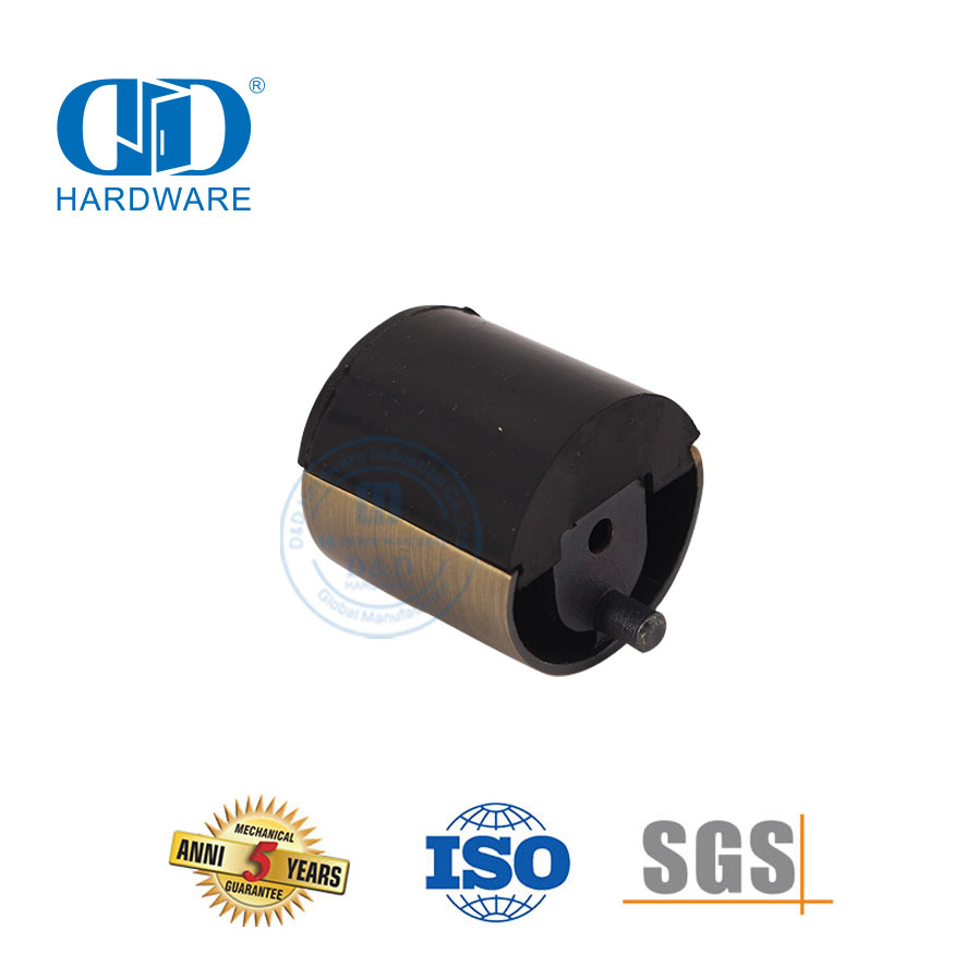 Стопор для напольных дверей из нержавеющей стали и цинкового сплава с античной латунной отделкой-DDDS012-AB