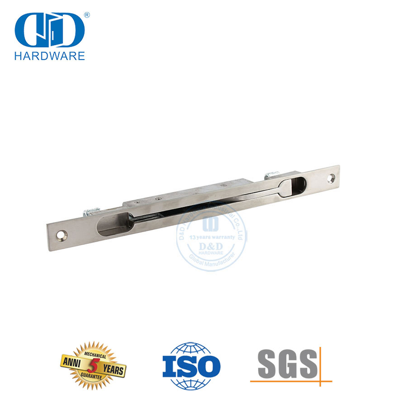 Дверной болт двойного действия из нержавеющей стали для полых металлических дверей-DDDB022-B-SSS
