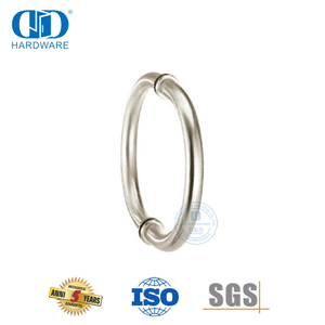 Специальная круглая форма из нержавеющей стали для душевой комнаты, офисного здания, дверная ручка из закаленного стекла-DDPH008