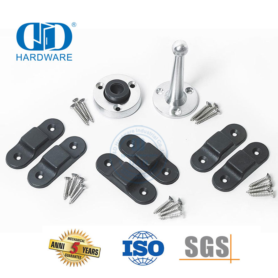 Комплект резиновых магнитных дверных стопоров для двустворчатой ​​двери с двойным DDDS056