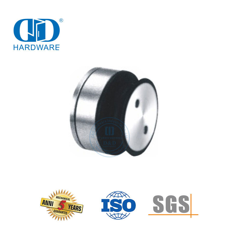 Точка крепления занавеса на стене из нержавеющей стали, соединительный ролик, мебельная фурнитура, фитинг для стекла-DDGP022