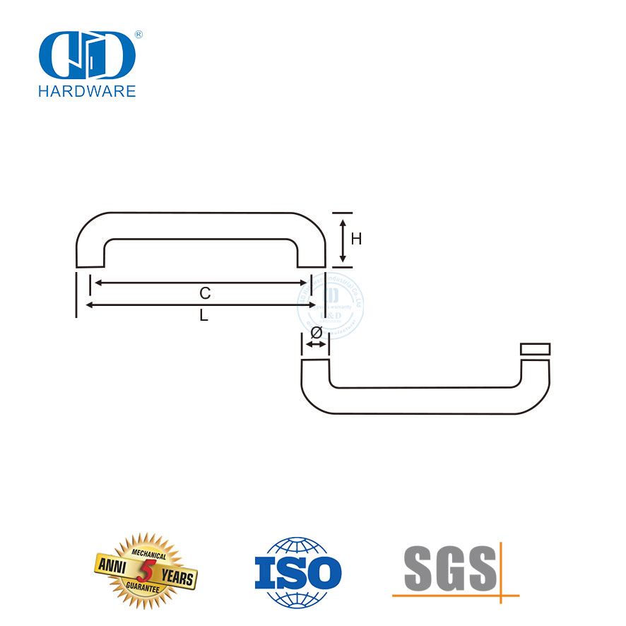 Мебельная фурнитура, таймер для ванной комнаты, дверные ручки из нержавеющей стали-DDPH018