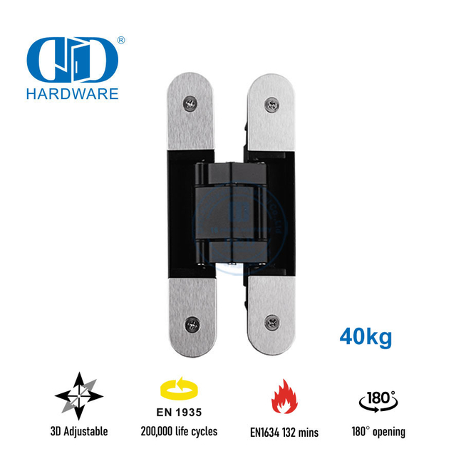 EN1935 3D Скрытая дверная петля для коммерческого здания-DDCH008-G40