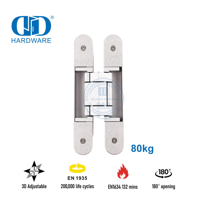 Противопожарная дверь EN1935, скрытая петля для 5-звездочного отеля-DDCH008-G80