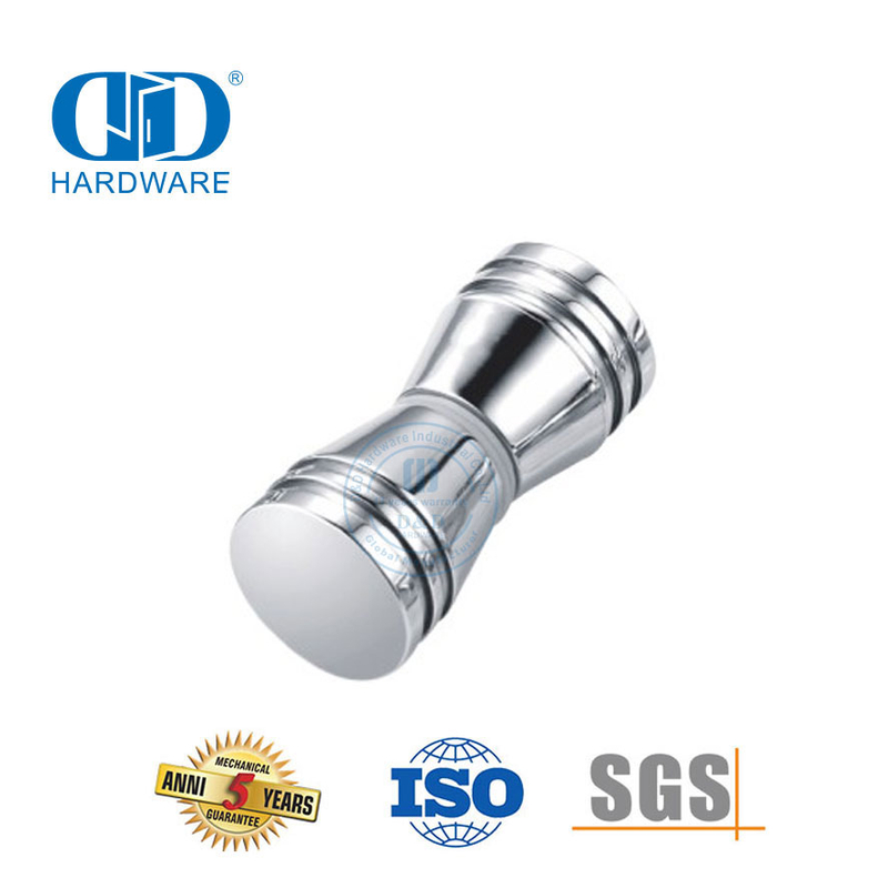 Мебельная фурнитура, односторонняя латунная односторонняя душевая стеклянная дверная ручка, ручка для ванной комнаты для безрамной двери-DDSK010