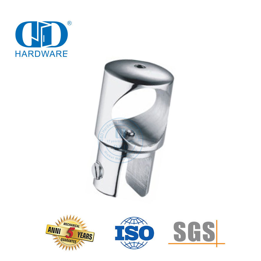 Промышленная душевая кабина из нержавеющей стали, разъем для стеклянной панели, перегородки для душевой кабины-DDSC029