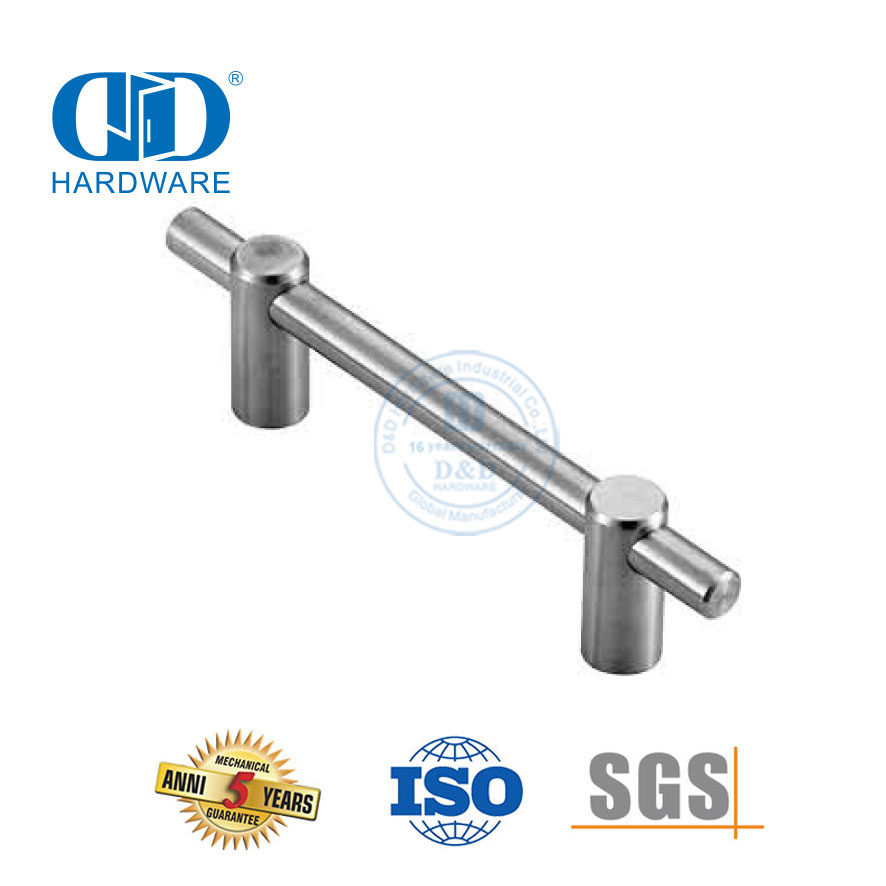 Коммерческая дверная ручка, металлическая односторонняя деревянная дверная ручка, односторонняя ручка для раздвижной двери-DDFH031