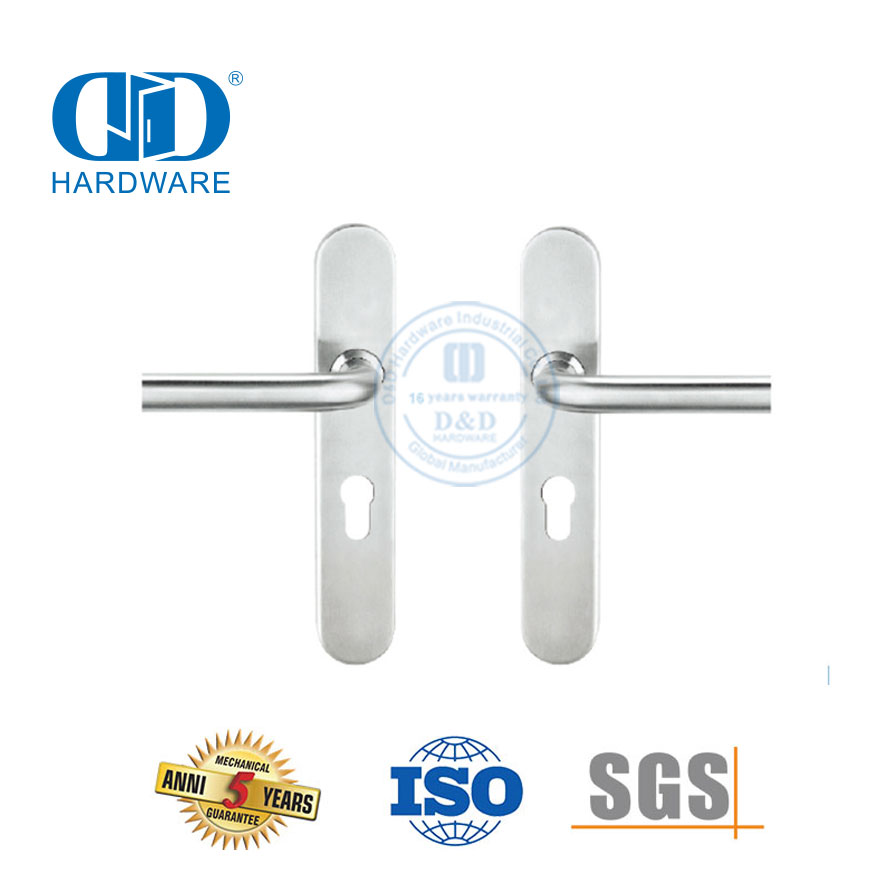 Офисный замок из нержавеющей стали 304, овальная дверная ручка с рычагом -DDTP003