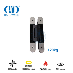 EN1935 Производитель 3D-скрытая дверная петля для сверхмощных дверей-DDCH008-G120