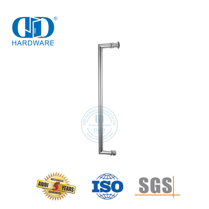 Ручка для душевой комнаты из нержавеющей стали, аксессуар для стеклянной двери, односторонняя ручка для двери ванной комнаты-DDPH042