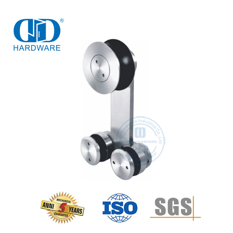 Набор промышленных аксессуаров для стекла из нержавеющей стали, фурнитура для стекла, фурнитура для раздвижных дверей для дверей ванной комнаты-DDGS106