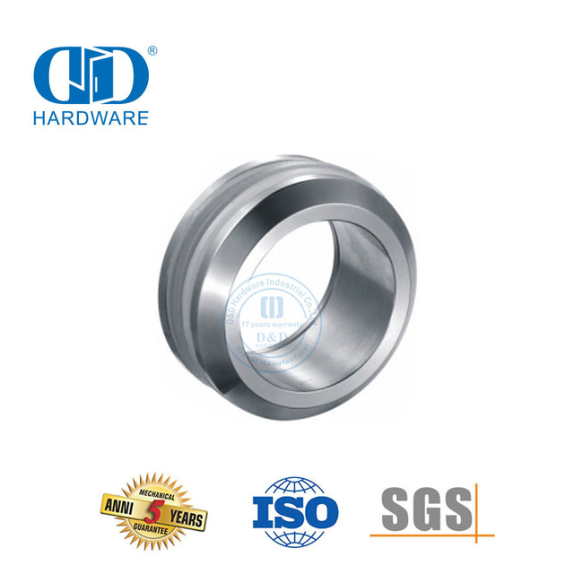 Мебельная фурнитура, ручка из нержавеющей стали, стеклянная фурнитура, алюминиевая чашеобразная ручка со сквозным отверстием-DDSK015