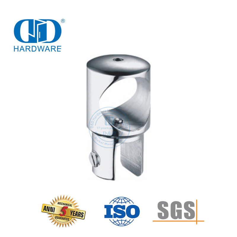 Промышленная душевая кабина из нержавеющей стали, разъем для стеклянной панели, перегородки для душевой кабины-DDSC029