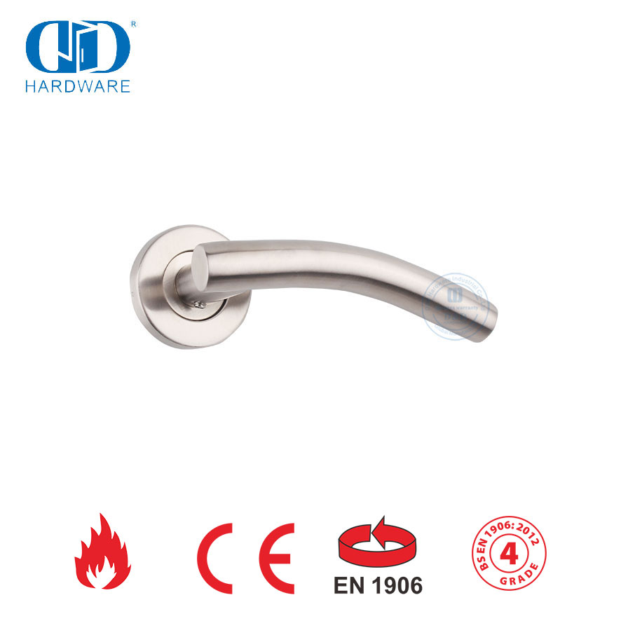 Рычажные ручки с круглой розеткой из SUS 304, сертификат EN 1906-DDTH005-SSS