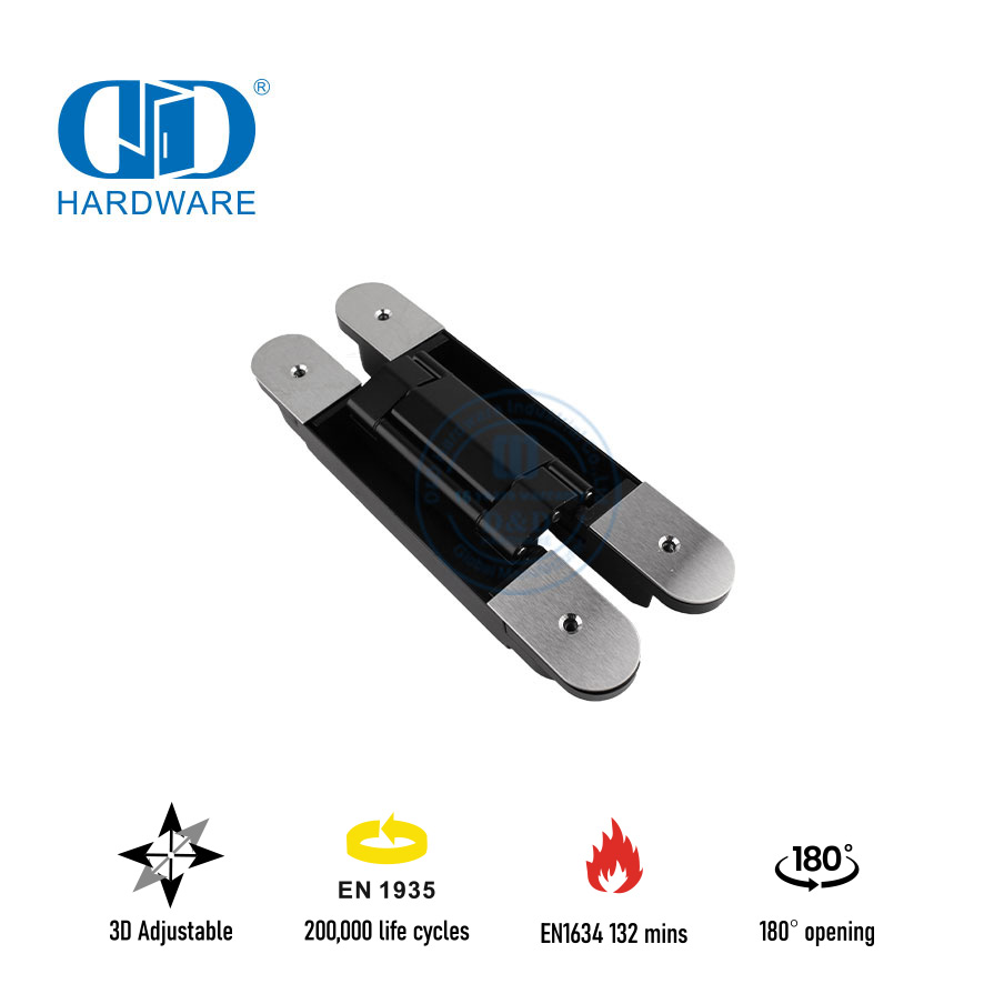 EN1935 Производитель 3D-скрытая дверная петля для сверхмощных дверей-DDCH008-G120