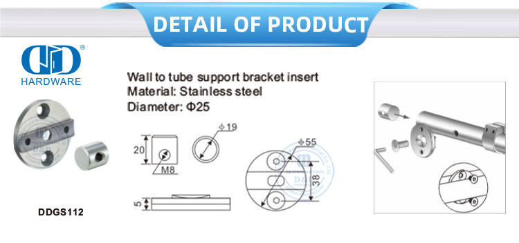 Набор аксессуаров для стекла из нержавеющей стали, подвесной ролик для раздвижной двери, ролик для душевой двери для двери ванной комнаты-DDGS112
