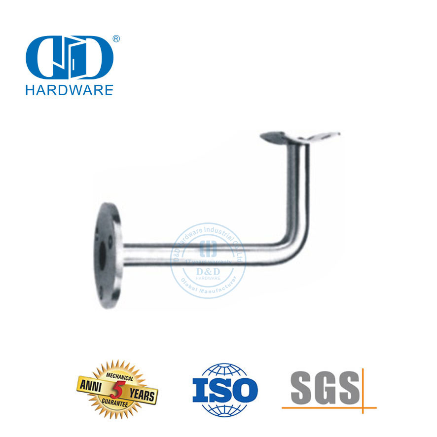 Опорный кронштейн из нержавеющей стали, аксессуары для лестничных перил, фурнитура для стеклянных дверей, кронштейн для перил-DDHB002